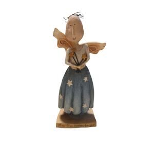 August Moon Stars From Heaven For You Angel Bouncy Wings Figurine